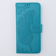 Klapkové puzdro pre Motorola Moto G54 5G, Butterfly, modré
