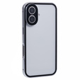 Puzdro pre iPhone 16, Magnetic Dual Glass, strieborné