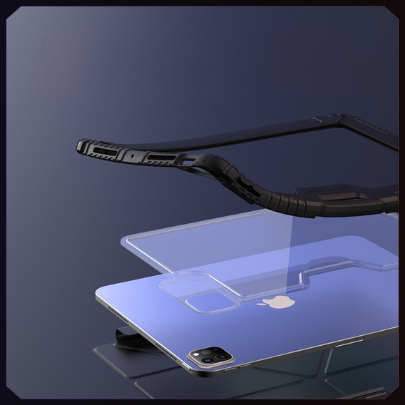 Puzdro Nillkin pre iPad Pro 11 2024, s priestorom pre stylus, čierne