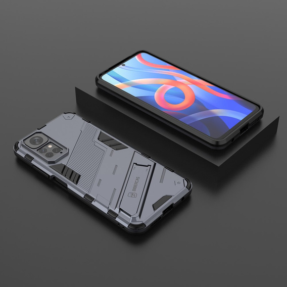 Puzdro pre Xiaomi Redmi Note 11/11S, Military kickstand, modré