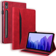 Puzdro pre Lenovo Tab P12, Classic, s priestorom pre stylus, červené
