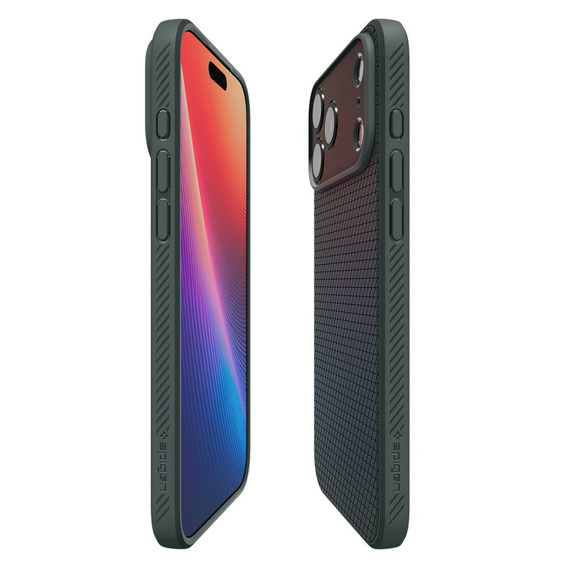 Puzdro Spigen Liquid Air pre iPhone 17 Pro, Abyss Green