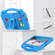Detské puzdro pre Samsung Galaxy Tab A7 Lite 8.7 T220/T225, Cute Patterns, so stojanom, modré