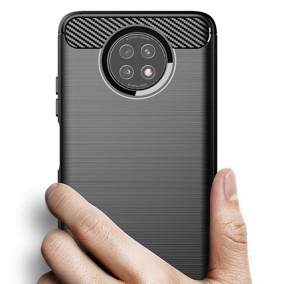 Obal na mobil pre Xiaomi Redmi Note 9T 5G, Carbon, čierne