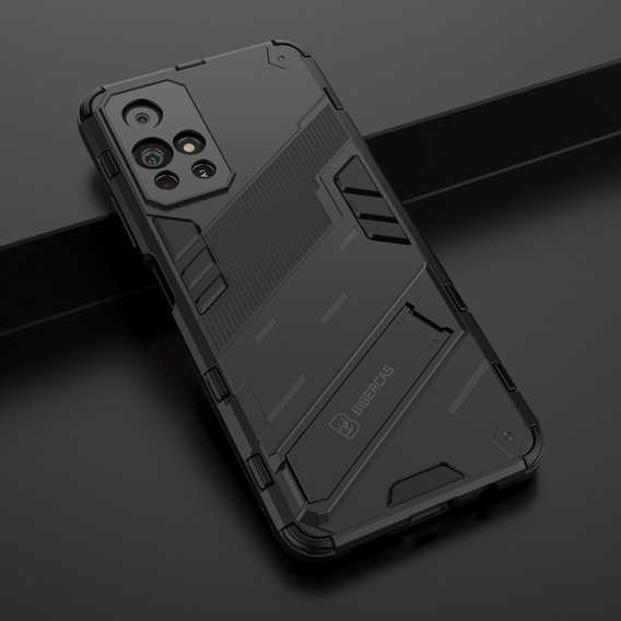 Puzdro pre Xiaomi Poco M4 Pro 5G / Note 11S 5G, Military kickstand, modré
