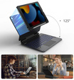 Puzdro s klávesnicou pre iPad 7/8/9 10.2, Dexnor Magnetic Keyboard Touchpad, čierne