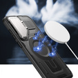 Puzdro pre Samsung Galaxy S24 FE, Military MagSafe with camera protection, čierne