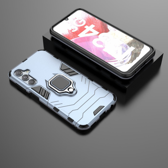 Obal na mobil pre Samsung Galaxy M34, Kickstand Ring, modré