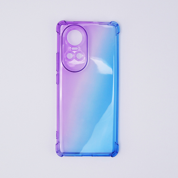 Puzdro pre Oppo Reno 10 / 10 Pro, Gradient Dropproof, Fialová / modrá