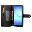 Flipové puzdro Wallet Zipper Pocket pre Samsung Galaxy A17 5G, Wallet Zipper Pocket, čierne
