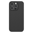 Puzdro pre iPhone 15 Pro Max, Aramid Fiber Cover, čierne