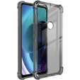 IMAK Obal na mobil pre Motorola Moto G71 5G, Dropproof, transparentné / čierne