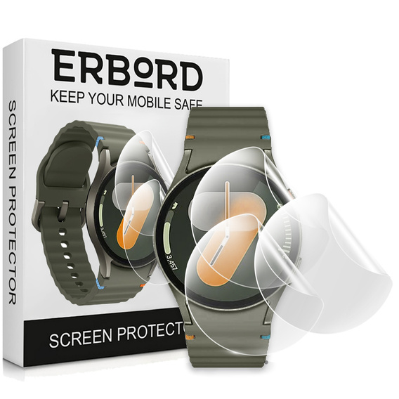 3x ERBORD Hydrogélová fólia pre Xiaomi Redmi Smart Band 2