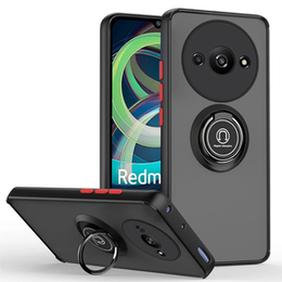 Silikónové puzdro pre Xiaomi Redmi A3, s ochranou fotoaparátu, transparentné / čierne