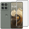 3D tvrdené sklo pre Motorola Edge 60 Pro, čierny rám