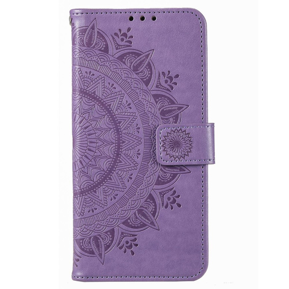 Klapkové puzdro pre Motorola Moto E22 / E22i, Mandala, fialové