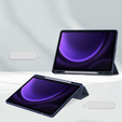 Puzdro pre Samsung Galaxy Tab S10 Lite / S10 FE / S9 FE, Smartcase Hybrid, so slotom na stylus, tmavomodré