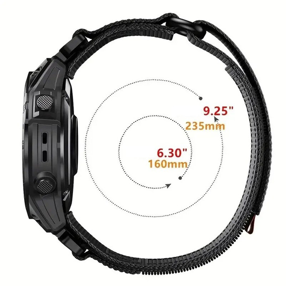 Nylonový remienok Quickfit pre Garmin Fenix 5/6/6 PRO/7 Forerunner 965/955/945