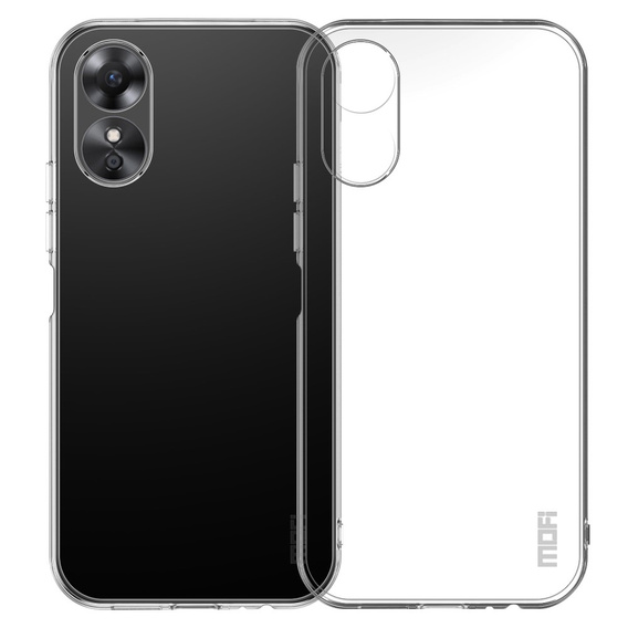 Puzdro MOFI pre Oppo A17, tenké, priehľadné