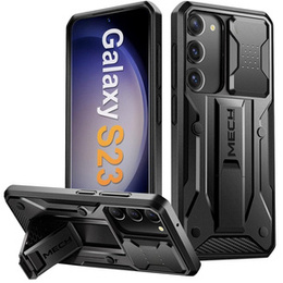 Puzdro pre Samsung Galaxy S23, Tongate MECH Series, čierne