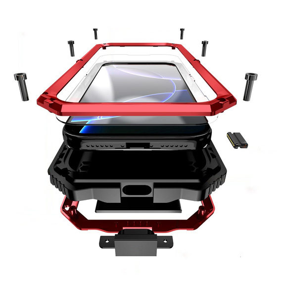 Puzdro R-JUST s podstavcom pre iPhone 17 Pro Max