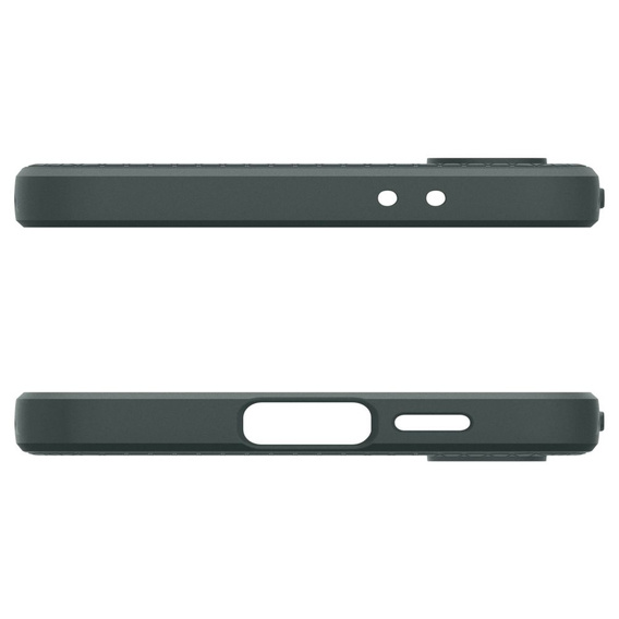 Puzdro Spigen pre Samsung Galaxy S24 FE, Liquid Air, zelený + tvrdené sklo 9H