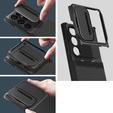 Spigen Optik Armor čierne puzdro pre Samsung Galaxy S23 Ultra