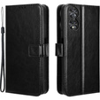 Klapkové puzdro pre TCL 40 NxtPaper, Crazy Horse Wallet, čierne