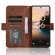 Klapkové puzdro pre TCL 40 NxtPaper, Card Slot, hnedé