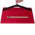 Obal na mobil pre Lenovo Tab M9, Wallet Pen Slot, červené
