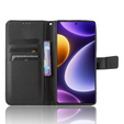 Klapkové puzdro pre Poco F5 5G, Wallet Smart Magnet, čierne