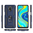 Pancierované obal na mobil pre Xiaomi Redmi Note 9S / 9 Pro, Nox Case Ring, tmavomodré