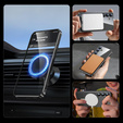 Puzdro pre Samsung Galaxy S25+ Plus, Electro MagSafe, čierne + sklo na displej