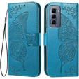 Klapkové puzdro pre Infinix Hot 50 Pro 4G, Butterfly, modré