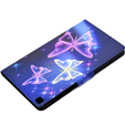 Obal na mobil pre Samsung Galaxy Tab A7 10.4 2020 T500 T505, butterflies, fialové