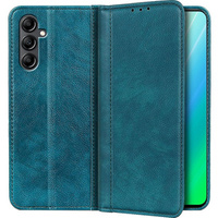 Flipové puzdro pre Samsung Galaxy A14 4G/5G, Split Leather, zelený