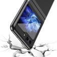 Puzdro pre Samsung Galaxy Z Flip7 FE / Z Flip6, PC Case, transparentné / čierne