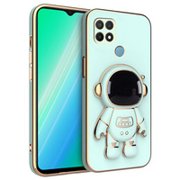 Obal na mobil pre Oppo A15/A15S, Astronaut, zelený