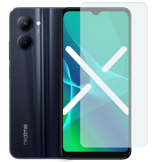 Tvrdené sklo 9H pre telefón Realme C33