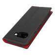 Klapkové puzdro pre Google Pixel 9A, Litchi Skin Grain, čierne