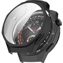 Puzdro 2v1 s ochranou displeja pre Huawei Watch GT 5 Pro 46mm, čierne