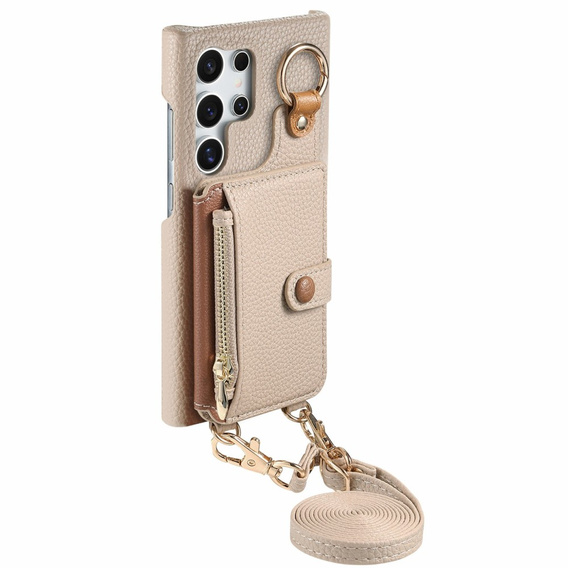Puzdro pre Samsung Galaxy S25 Ultra, GKK Leather, čierne