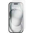 Puzdro Spigen pre iPhone 15, Ultra Hybrid, priehľadné + tvrdené sklo 9H