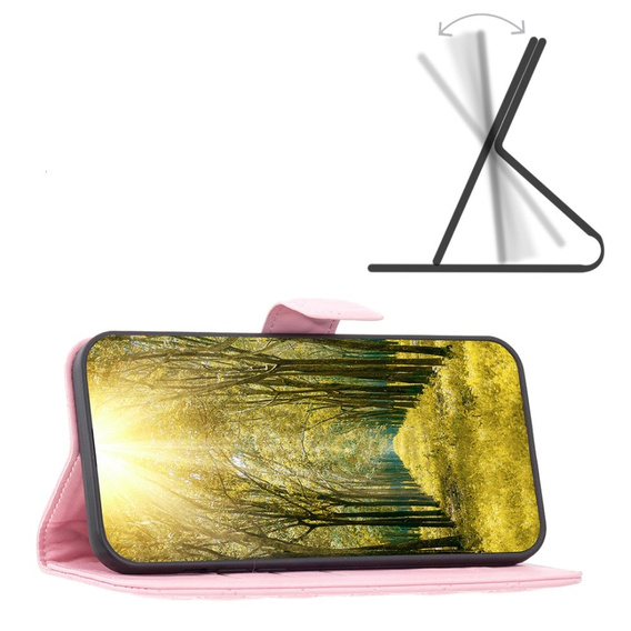 Klapkové puzdro pre Infinix Hot 40i, Wallet, BINFEN COLOR, ružové