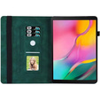 Obal na mobil pre Lenovo Tab M9, Wallet Pen Slot, butterflies, hnedé