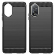 Obal na mobil pre Oppo A38 4G / Oppo A18 4G, Carbon, čierne