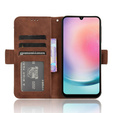 Klapkové puzdro pre Samsung Galaxy A25 5G, Card Slot, hnedé