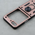 Pancierované obal na mobil pre Samsung Galaxy Z Flip5 5G, Nox Case Ring, ružové rose gold