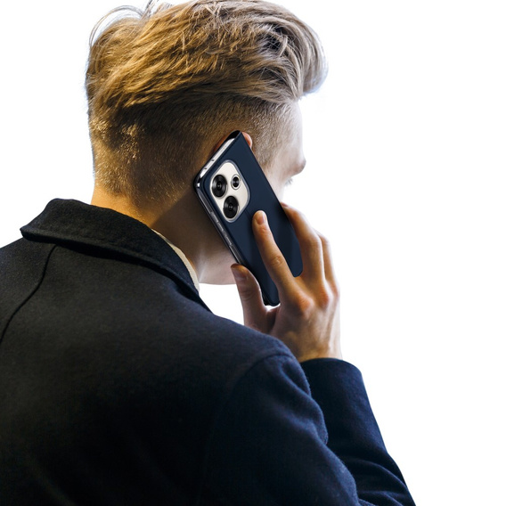 Dux Ducis Obal na mobil pre Xiaomi Poco F6, Skinpro, tmavomodré