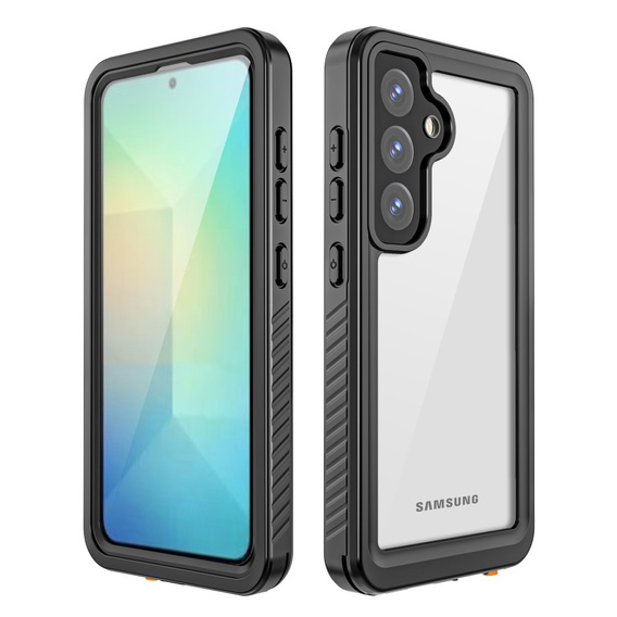 Vodotesné puzdro IP68 pre Samsung Galaxy S25+ Plus, čierne